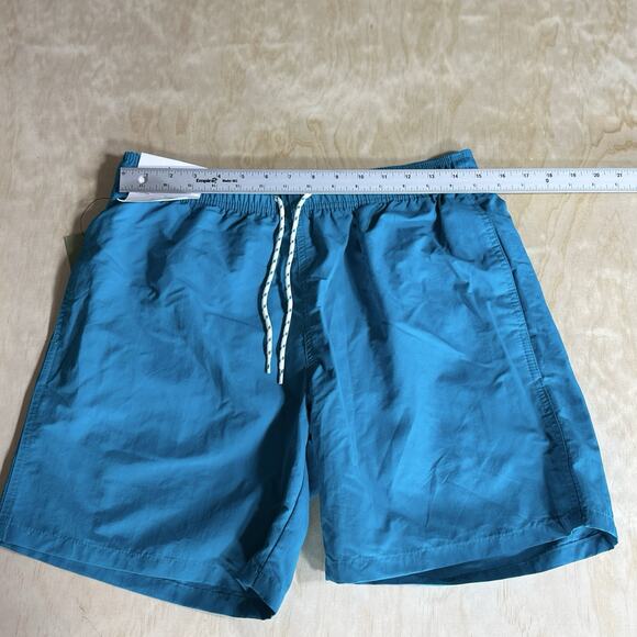 Goodfellow & Co Swim Trunks Men’s M Blue 7” Inseam Quick Dry NWT - Picture 3 of 7
